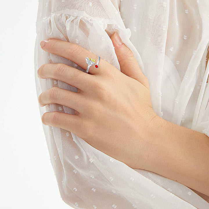 Collier réglable pour chiens avec figure féminine en argent