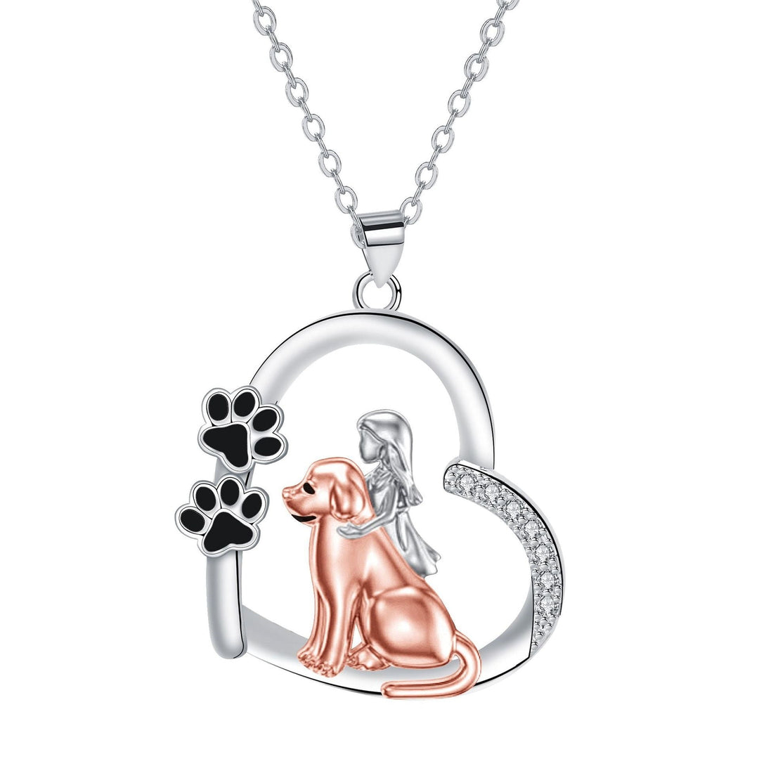 Collier du fidèle compagnon - Chien et propriétaire