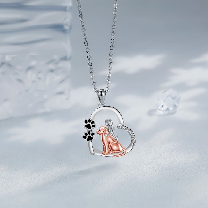 Collier du fidèle compagnon - Chien et propriétaire