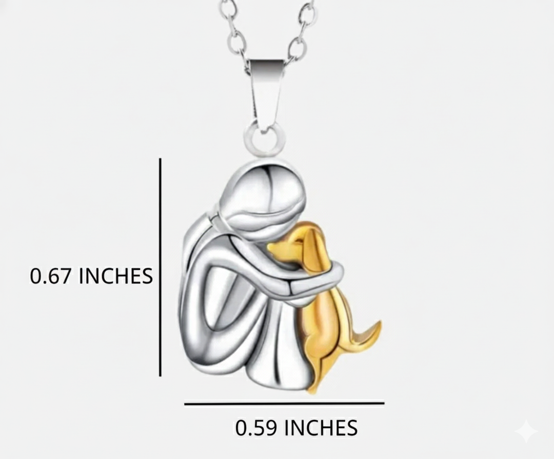 Olivia™ - Collier à pendentif en forme de chien