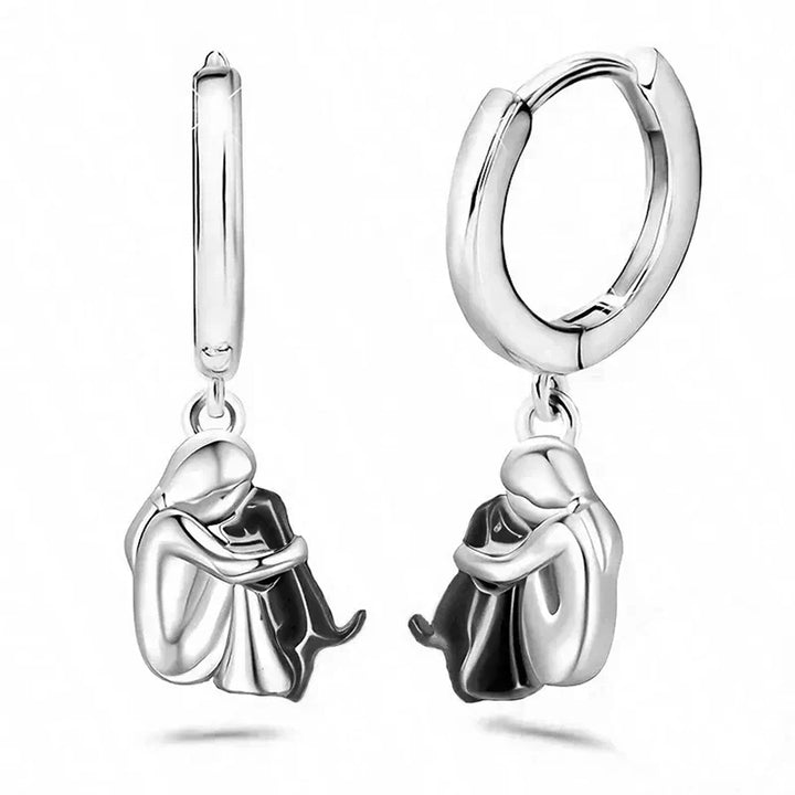Ginny™ - Boucles d'oreilles avec icône de chien (fermeture ronde)