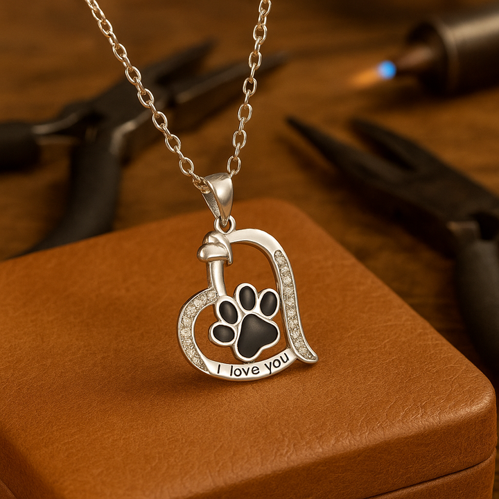Collier Heart & Paw - Un souvenir des compagnons fidèles